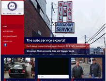 Tablet Screenshot of billandearlstransmissions.com